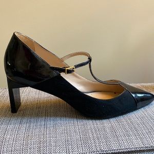 Zvelle black suede pumps, size 40, EUC